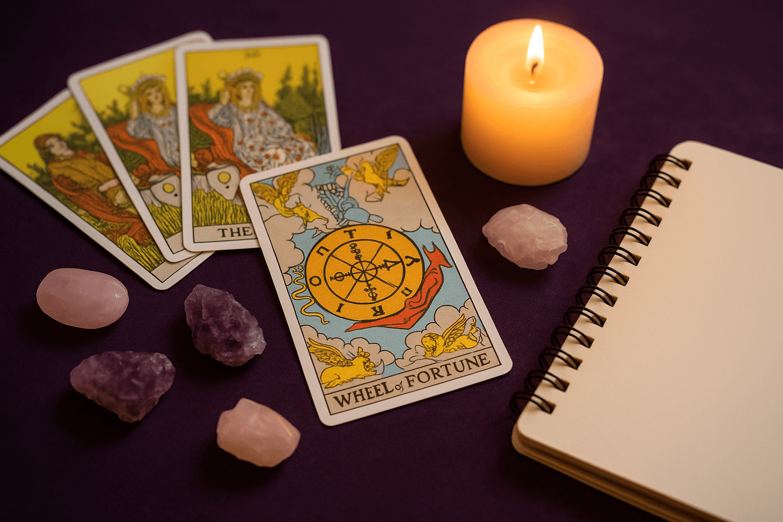 Tarot-tanfolyam online – Tarot kártyák, elemek, ásványok